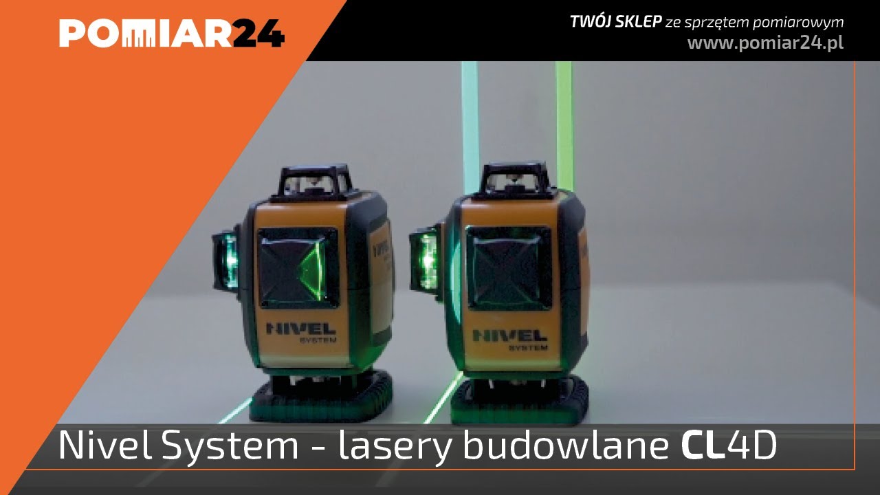 Nivel System - lasery budowlane CL4D