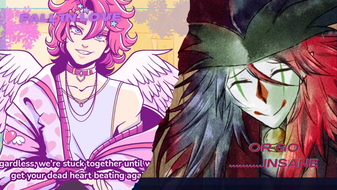 Falling for danger... again | Cupids Kiss Demo + Trapped with A Jester gameplay