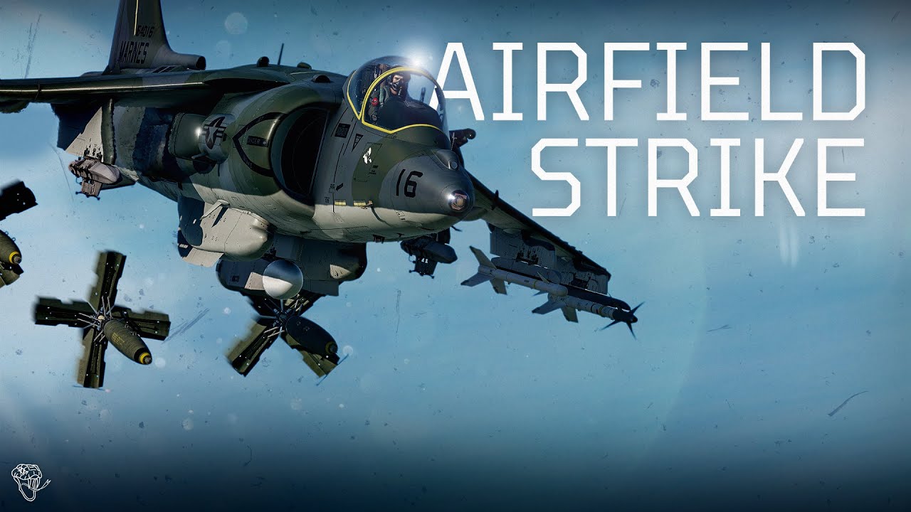 DCS Airfield Strike into GERMANY | AV8B Harrier
