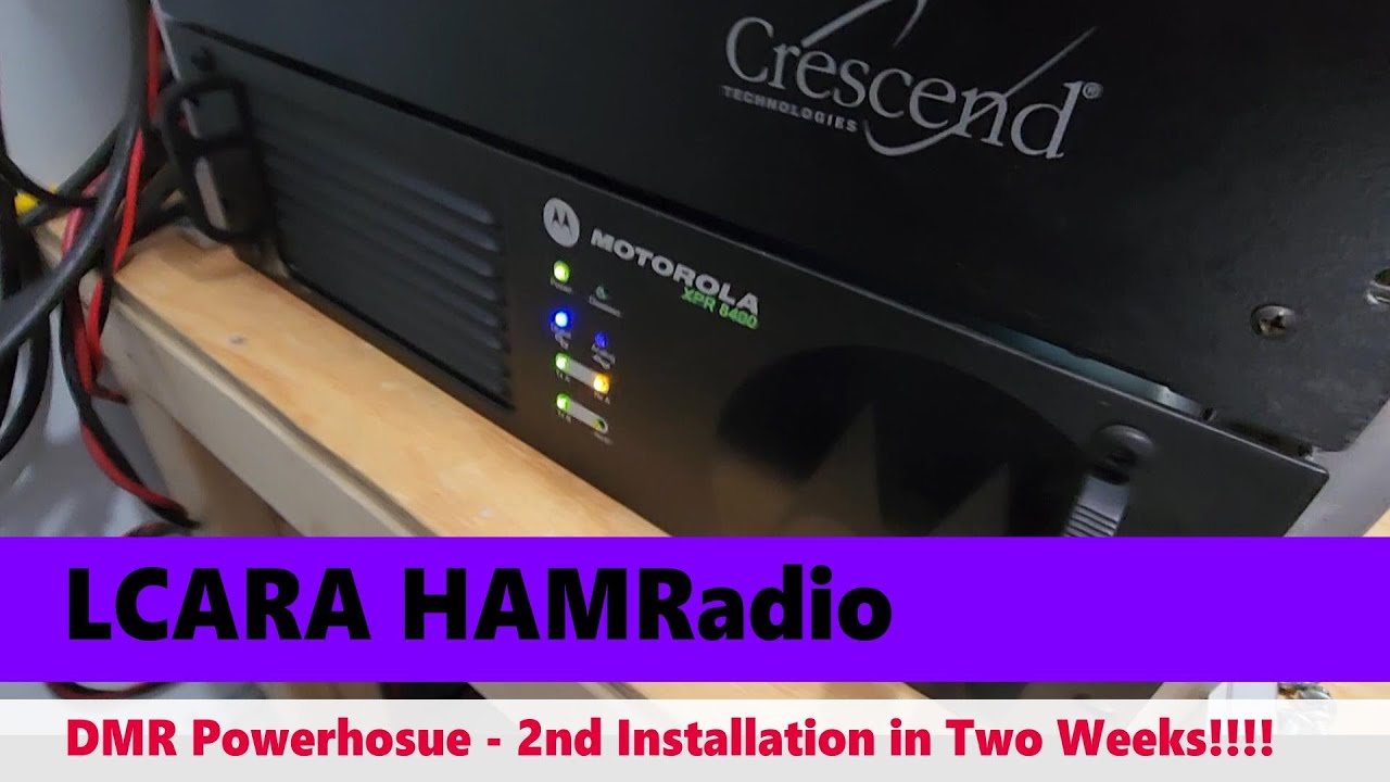 LCARA HAM Radio: Becoming a  DMR Powerhouse - 2nd Installation!!!!