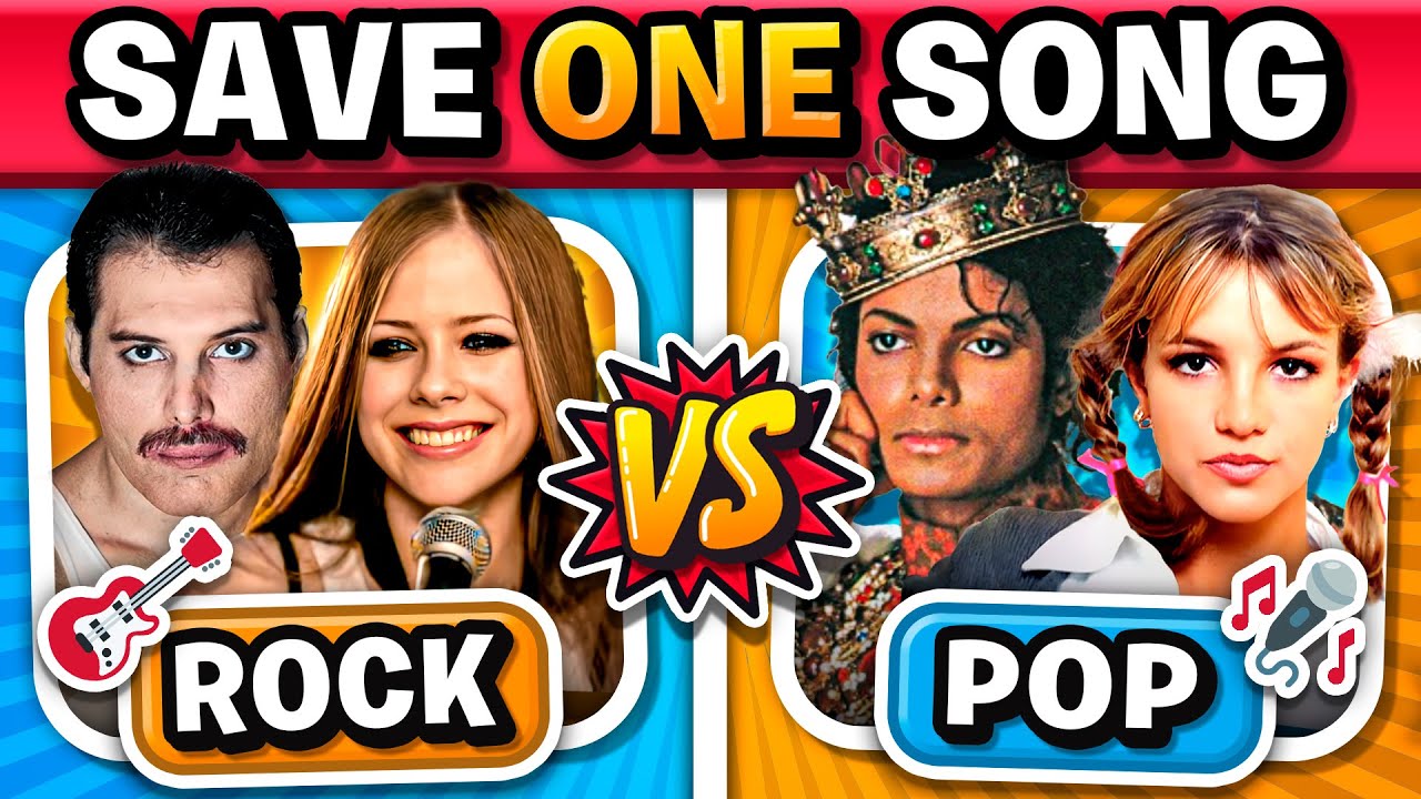 ROCK vs POP: Save One Song [Extreme Edition]🔥Music Quiz