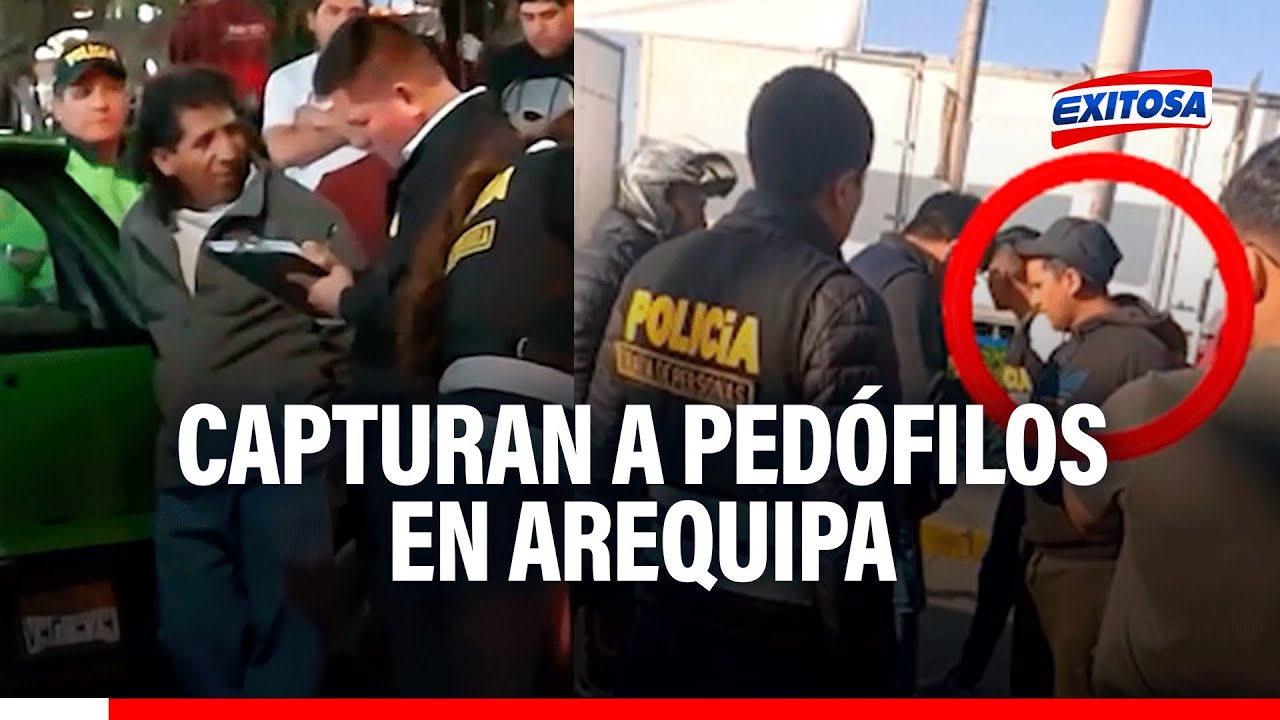 🔴🔵Arequipa: ¡Indignante! Capturan a pedófilos que captaban a menores a través de Facebook y Tiktok
