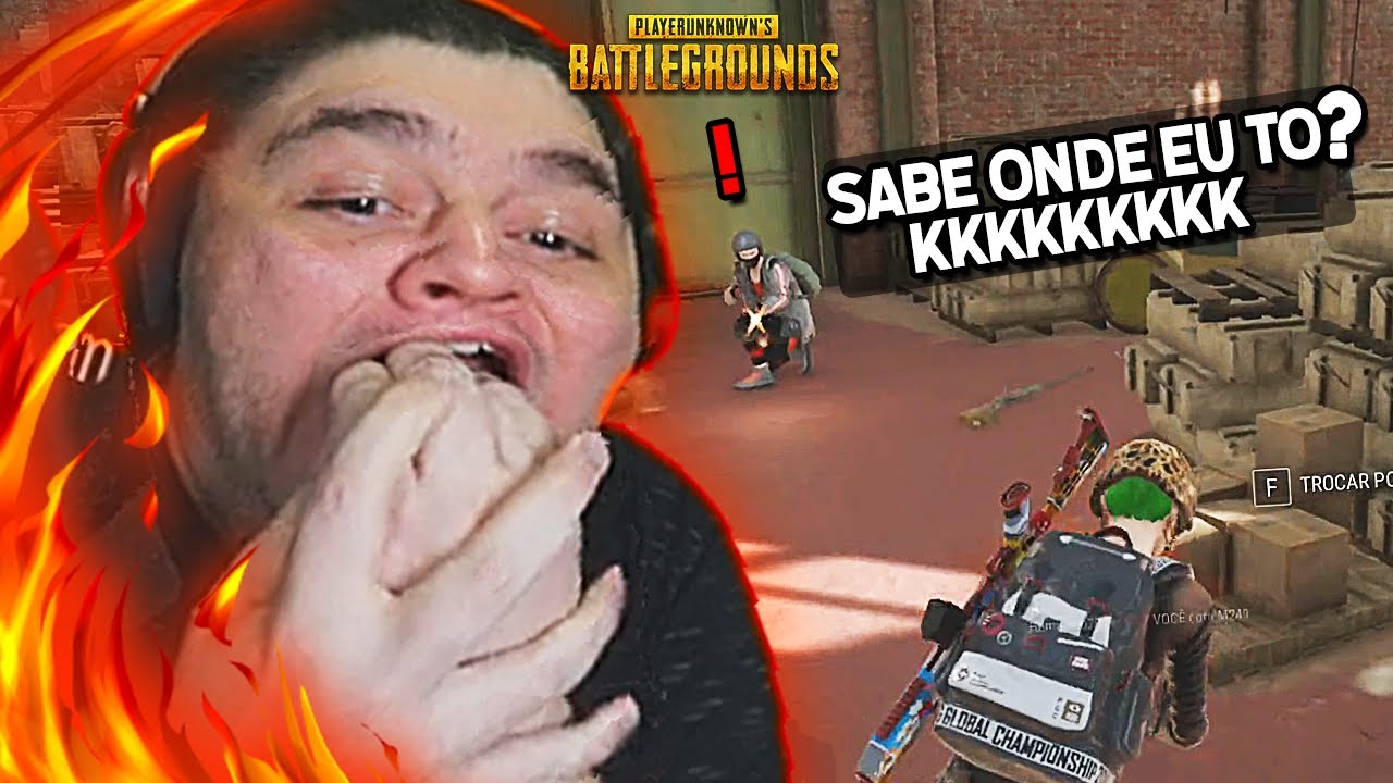 BURGAO DA RAGE E SE ASSUSTA COM CAMPER NO PUBG