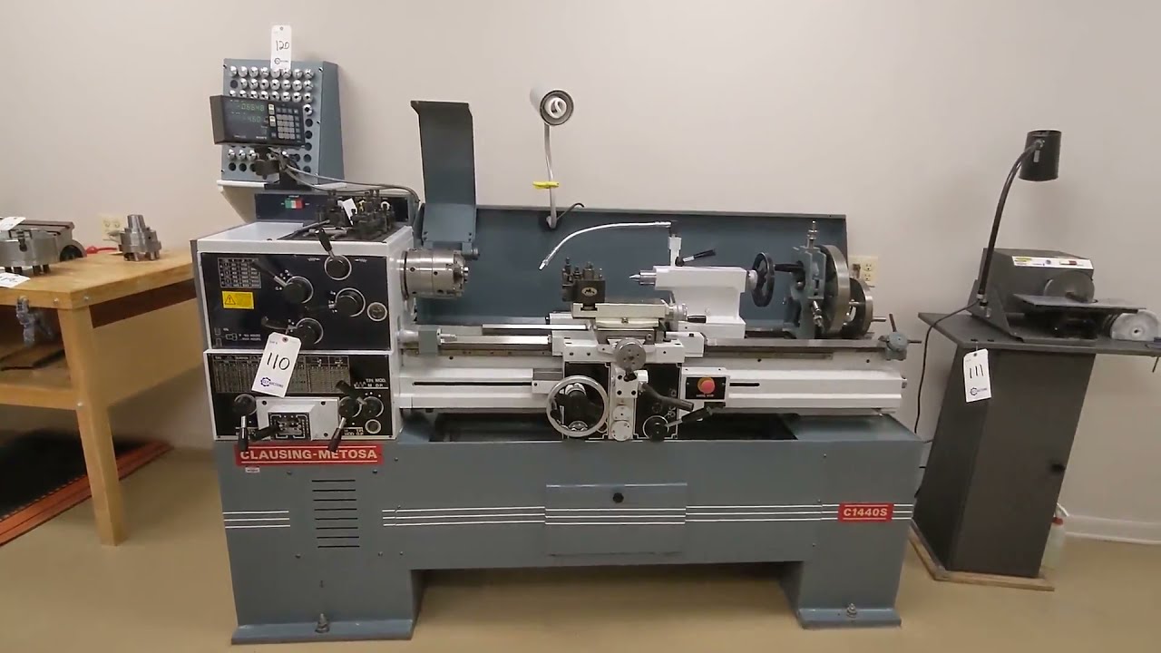 Clausing 1440 precision lathe up for auction Lot 110