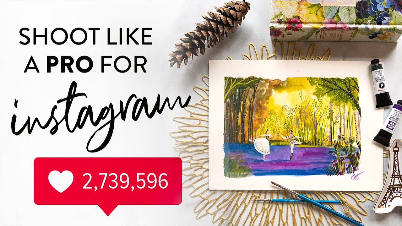 How to take photos of your art for Instagram and social media