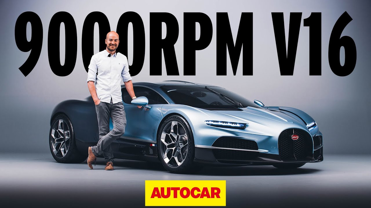Bugatti Tourbillon: Технические подробности. Полный обзор. Послушайте V16! | Autocar