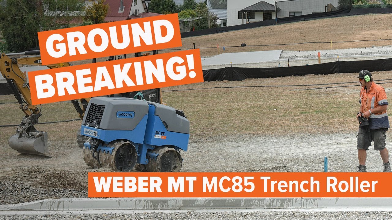 NOW IN NZ! Weber MT MC85 Remote Controlled Trench Roller