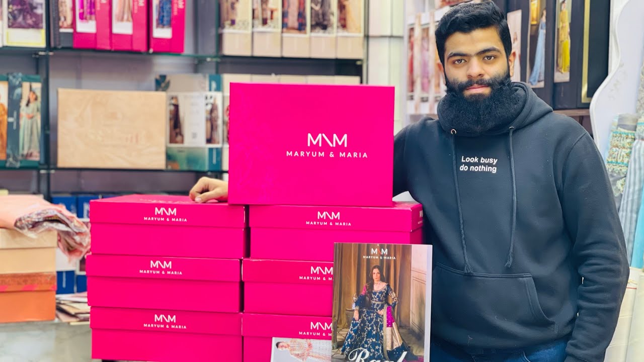 Raah By Maryum & Maria Unstichted Wedding Collection 2024 / Wedding Collection / Designer Collection