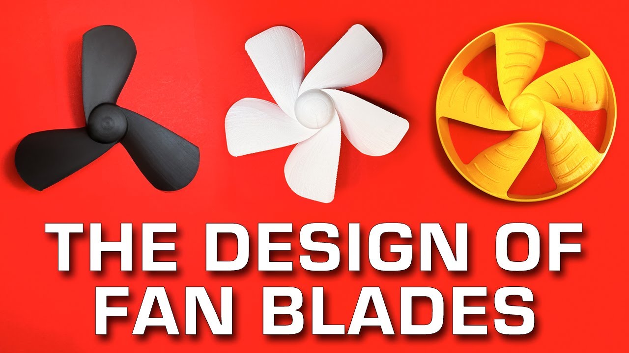 3D Print Better Fan Blades Without Wasting Filament | Design for 3D Printing