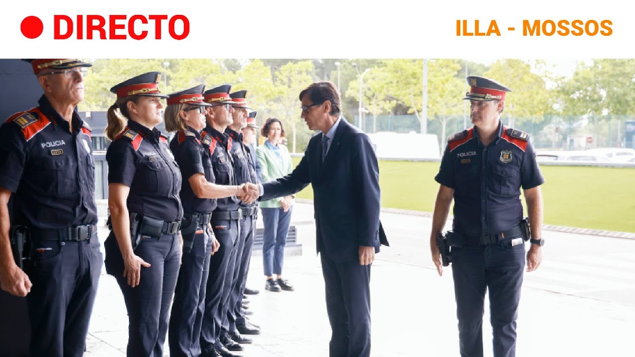 CATALUÑA: ILLA se compromete a que los MOSSOS trabajen ALEJADOS de la CONFRONTACIÓN POLÍTICA | RTVE