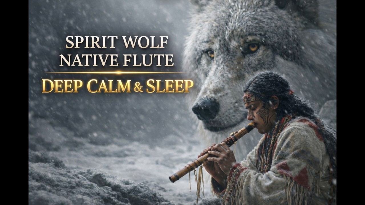 “Fall Asleep in 5 Minutes • Spirit Wolf Native Flute Healing Music” #sleepmusic  #relaxingmusic