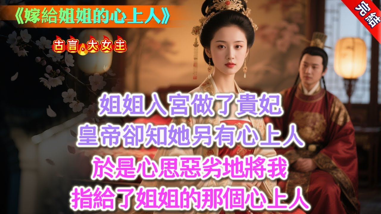 【完結】《嫁給姐姐的心上人》，姐姐入宮做了貴妃。皇帝知她另有心上人，於是心思惡劣地將我指給了她的心上人。賜婚的聖旨傳來時，我正被母親逼着在家繡自己的嫁衣。繡花針刺破了手指，我盯着滲出的血珠出神