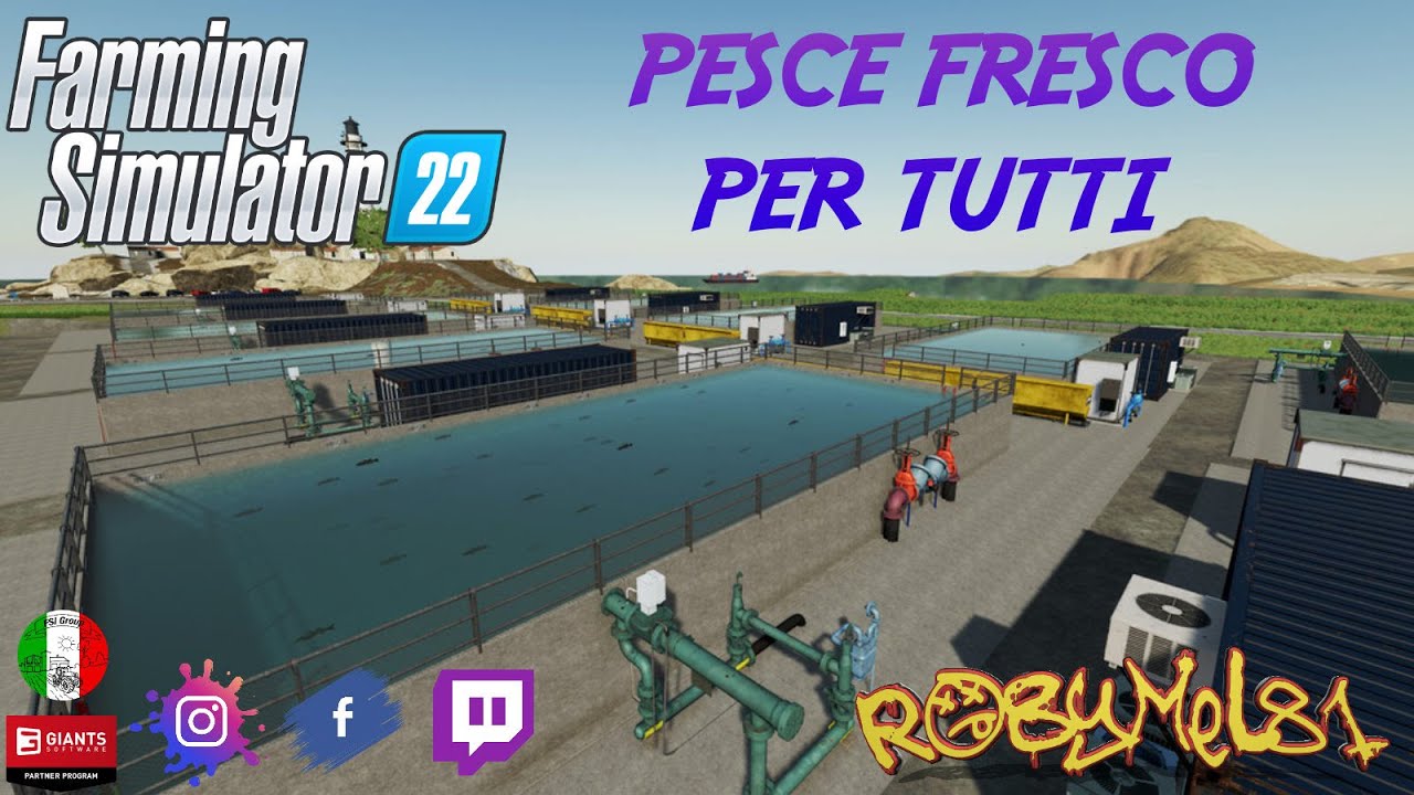 Pesce Fresco Per Tutti 🐟 (Fish Farming) ➤ TEST MOD (Console/Pc) ➤ FARMING SIMULATOR 22 - ITA