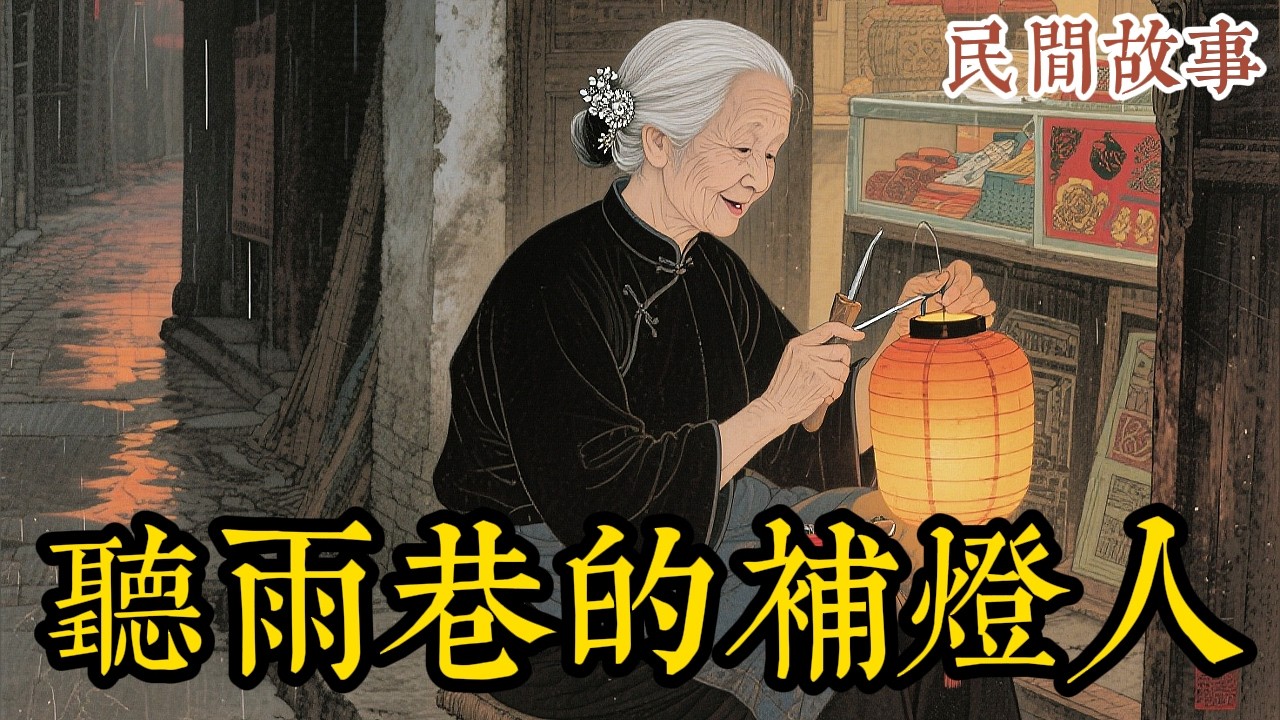 聽雨巷的神秘燈鋪，一盞燈換一樁憾事！書生絕望跪求：「燈已碎！」苗婆婆靠一只舊香囊，救了兩條人命，也喚醒了富商的良知！#民间故事 #故事頻道 #听书 #民間故事 #有聲書 #說書 #睡前故事 #情感