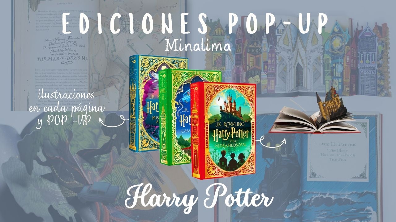Harry Potter MinaLima: La ediciones que todo fan necesita 🪄Los 3 libros en 5 min✨