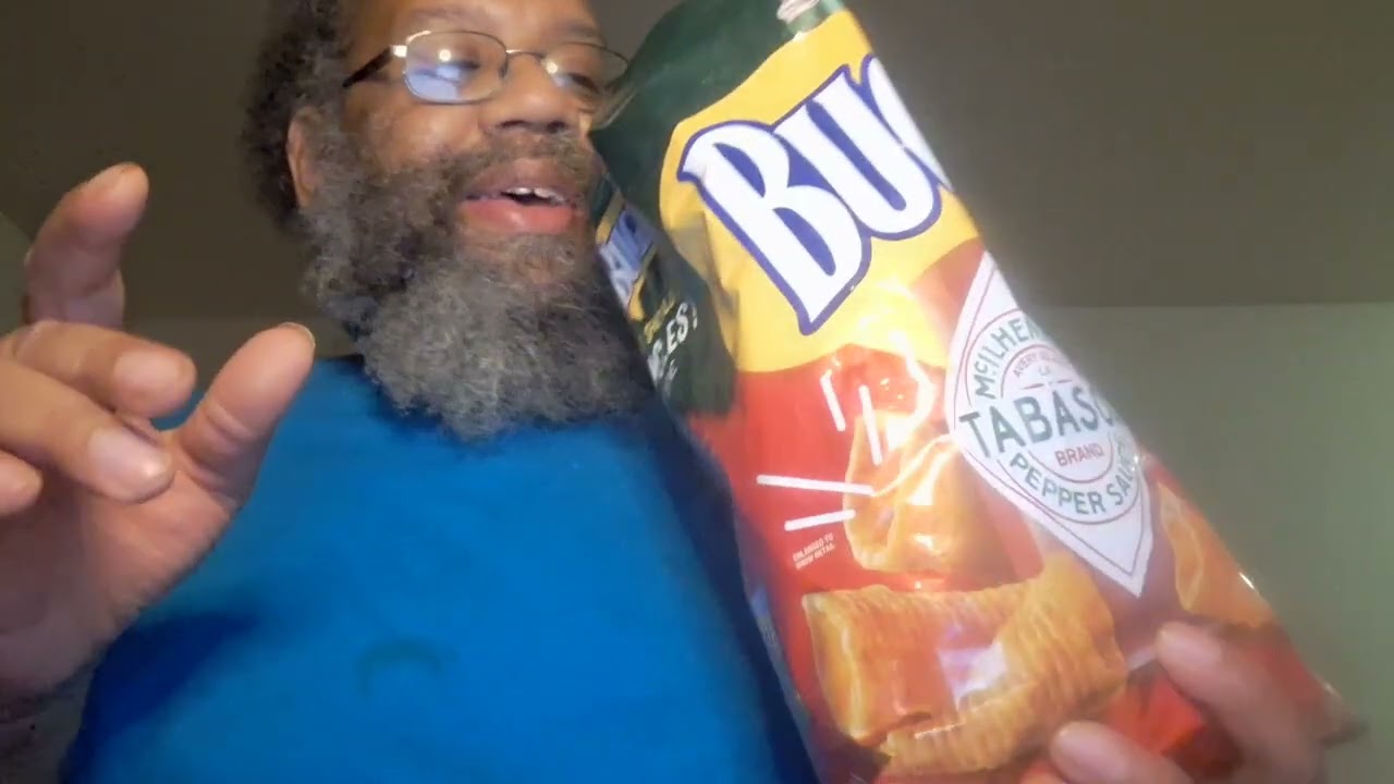 ASMR mukbang Tabasco Bugles