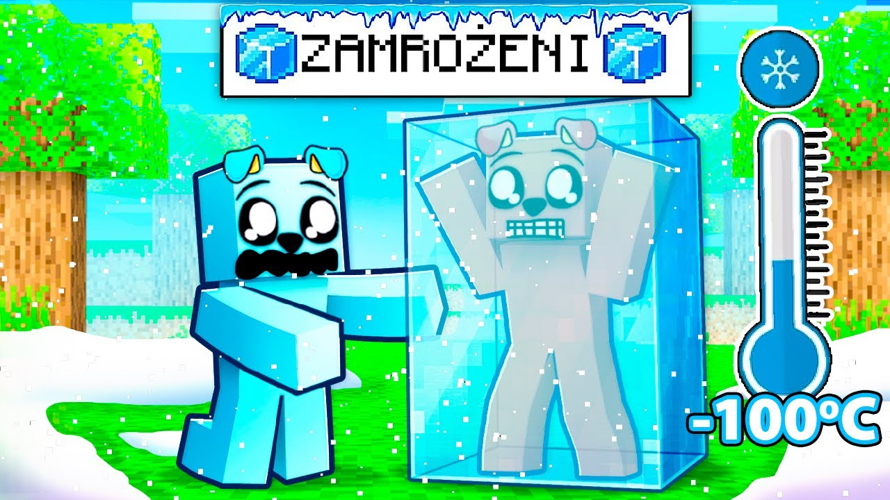 PIMPEK JEST ZAMROŻONY w Minecraft 🥶🥶🥶