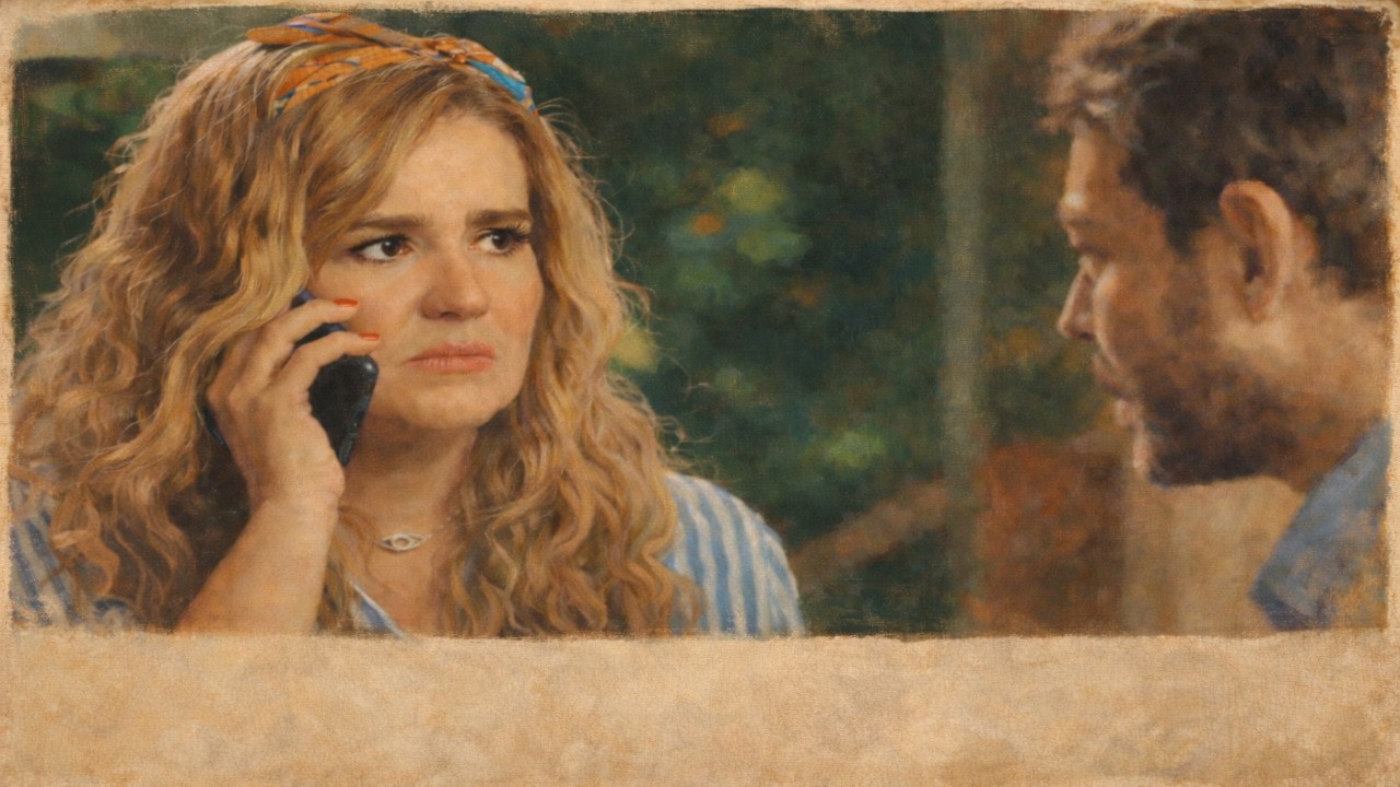 عرفت خيانة جوزها و هو قاعد جنبها 🙄