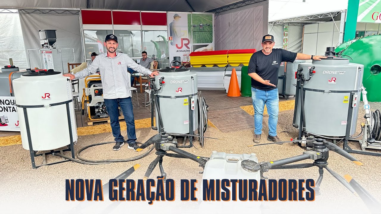 Lançamento Expointer 2023 - Nova geração misturadores de calda para drones agrícolas de pulverização