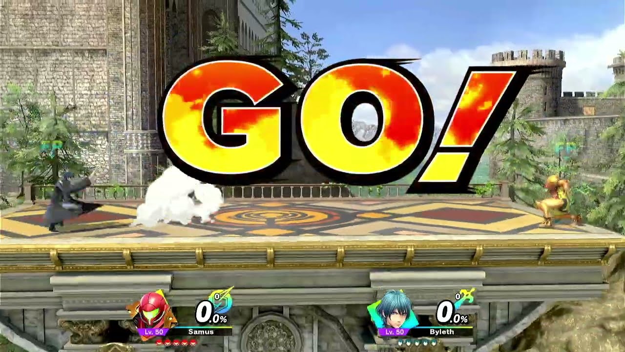 Super Smash Bros Ultimate Amiibo Fights Samus vs the World EX vs Byleth