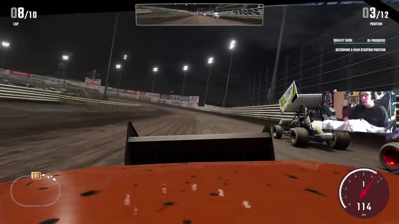 World Of Outlaw's Dirt Racing Career Mode/ Owner Mode, Sim Racing Alec Gillespie Ps5