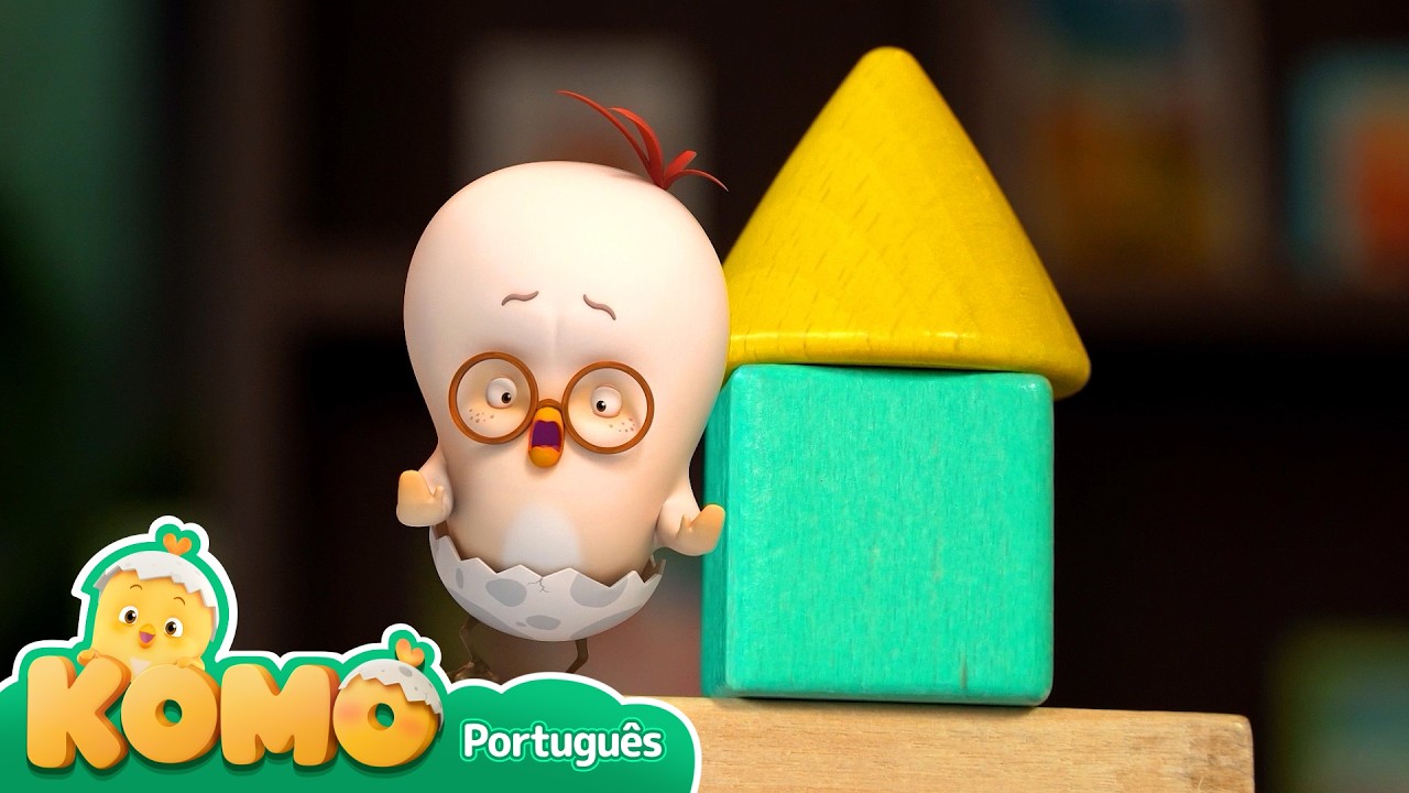 Vamos construir um castelo com blocos! Observe os blocos | Observar objetos | Komo curioso