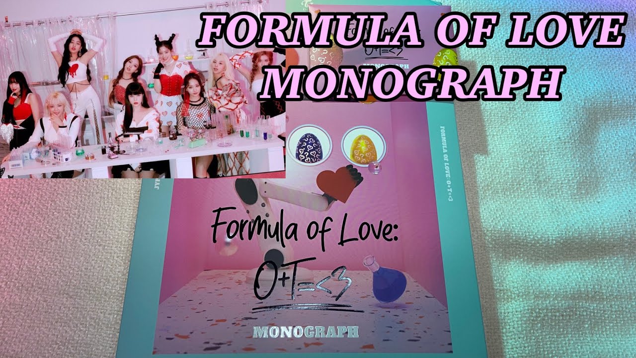 TWICE - Monograph [ Formula of Love : O + T = 3 ]- UNBOXING