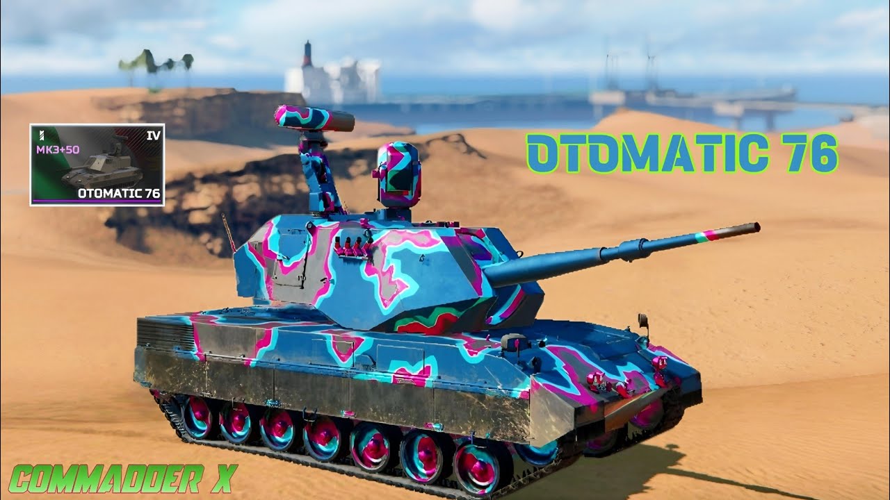 OTOMATIC 76 Anti-Aircraft Tank Review and Gameplay | MWT tank battles 