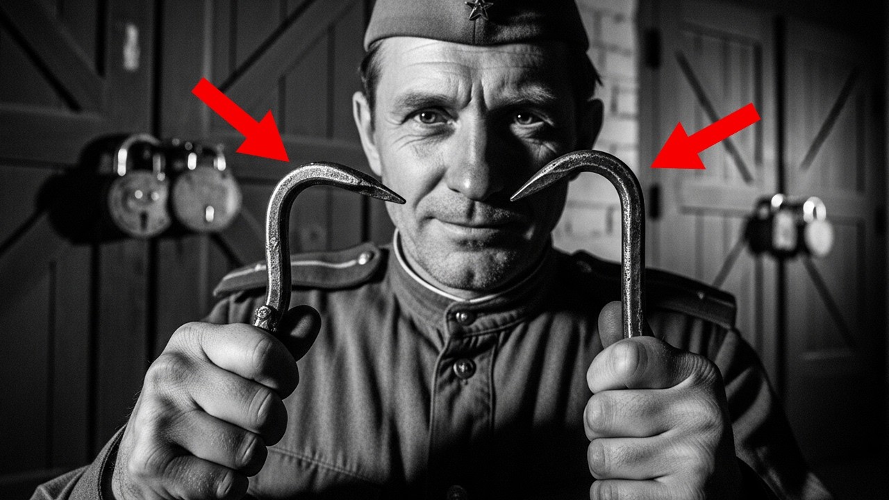 Он сделал “преступный” крюк из рессоры — и снял 18 замков на складах за 12 минут без шума