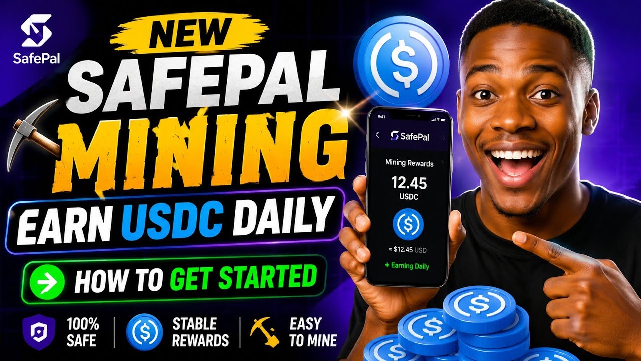 New SafePal Mining 2026: Earn FREE USDC Daily | Step-by-Step Beginner's Guide 