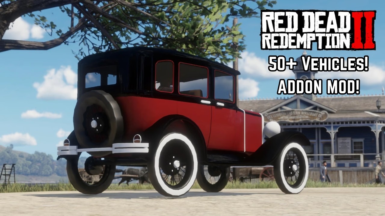 RDR2 - Vehicles Addon Mod Installation Tutorial | 50+ Vehicles (Modern/Vintage)