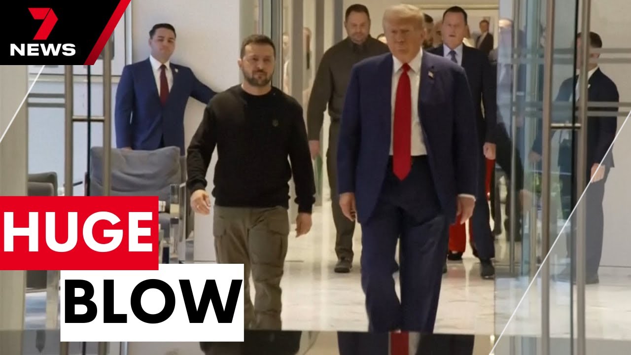 Donald Trump suspends American military assistance to Ukraine | 7NEWS
