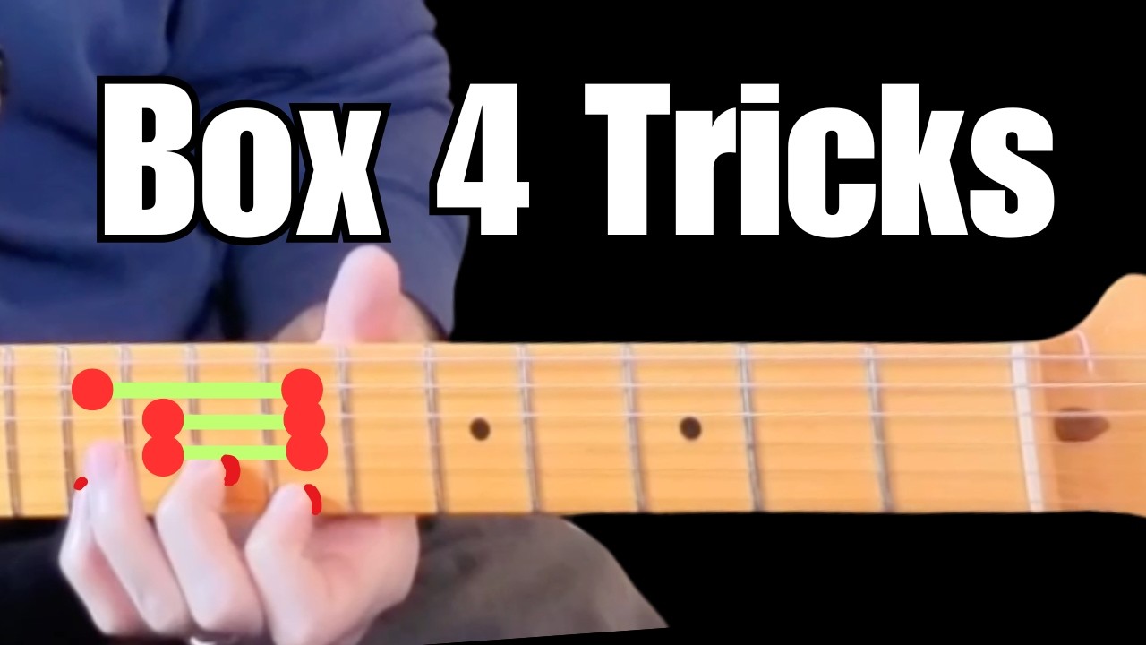 Pentatonic Call and Response in BOX 4 riffing... a guitar lesson