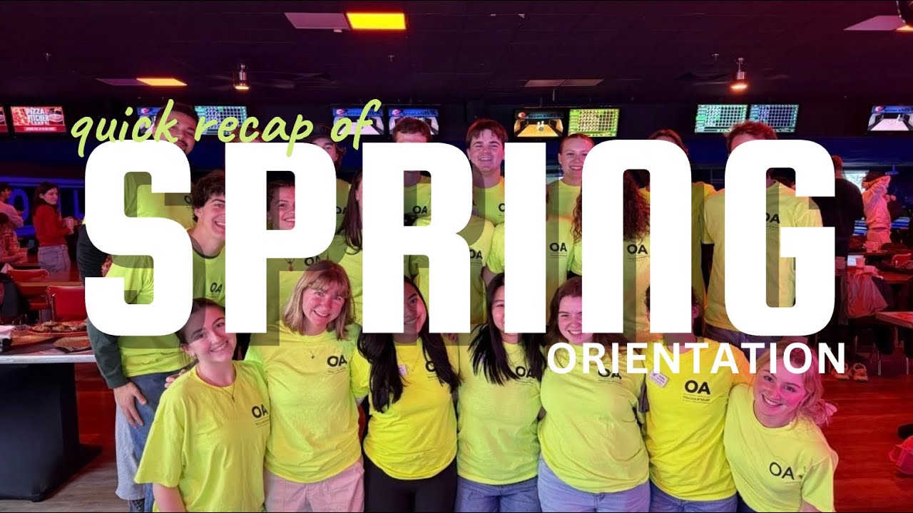 Quick Recap of Spring Orientation at William & Mary!