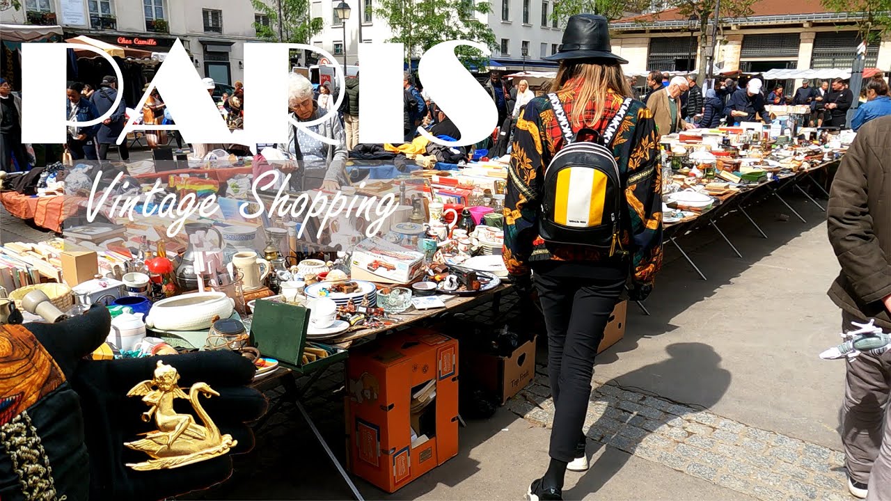 Bonjour, PARIS !🇫🇷 | Yves Saint Laurent @the Flea Market?🤔A LOT of Vintage Jewelry | Thrift with me!