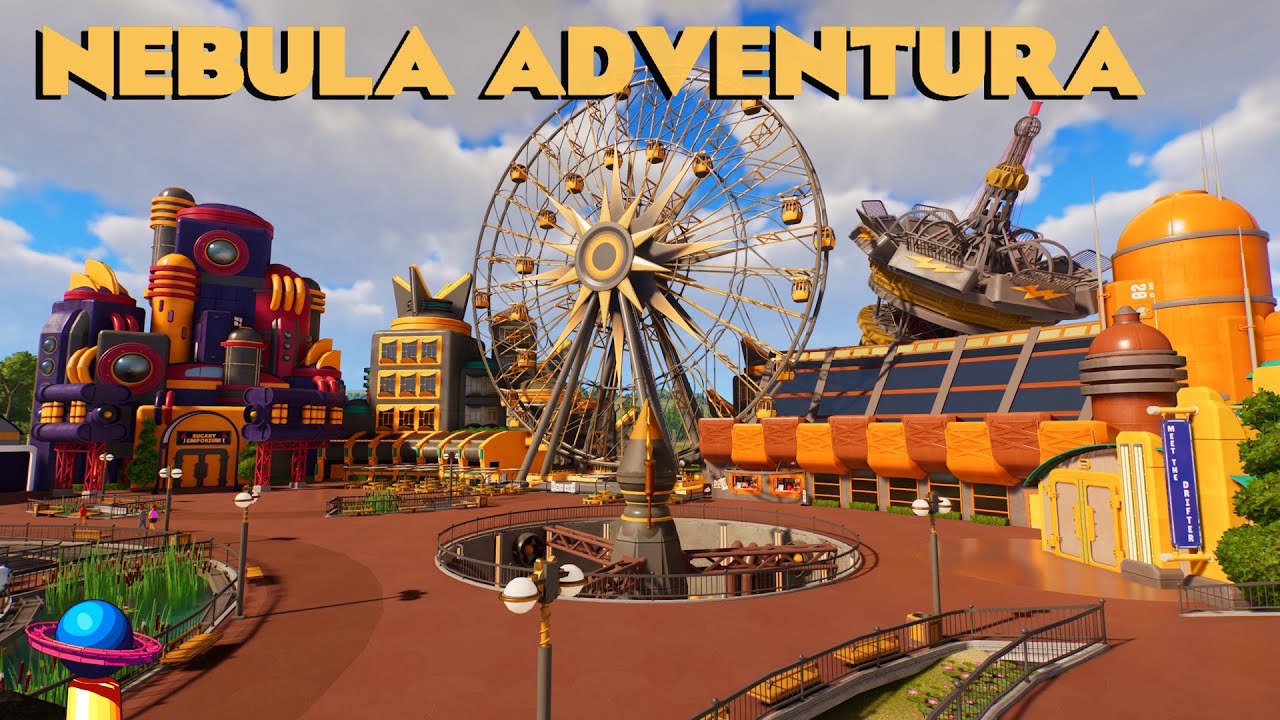 Sci-fi Street - PLANET COASTER 2 - NEBULA ADVENTURA ep13