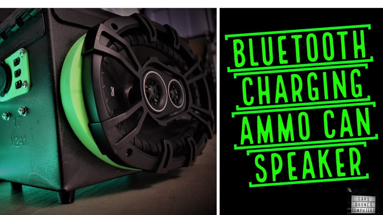 $150 Bluetooth Ammo Can Speaker that Charges!
