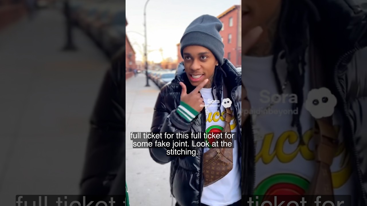 Louis Vuitton fake gets destroyed on the spot 