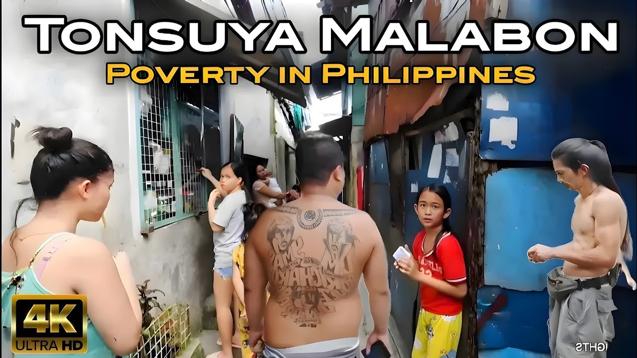 EXPLORING at HIDDEN POVERTY in TONSUYA NEIGHBORHOOD | MALABON CITY PHILIPPINES [4K] 🇵🇭