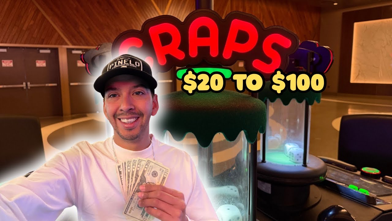 Trying to Run $20 to $100 on Bubble Craps at Morongo