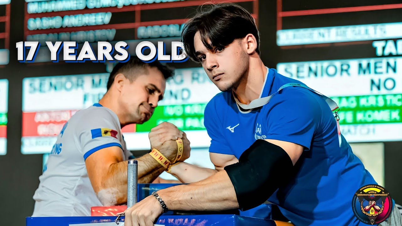 Ethan Lovei - Senior men 70kg right arm - World Armwrestling Championships 2024