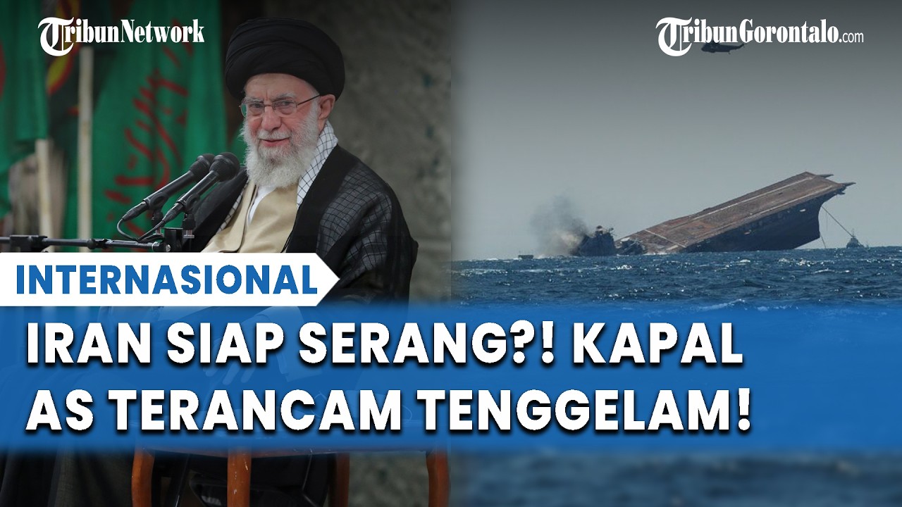 MEMANAS! Khamenei Ancam Tenggelamkan Kapal Perang AS, Sindir 47 Tahun Gagal Lenyapkan Iran