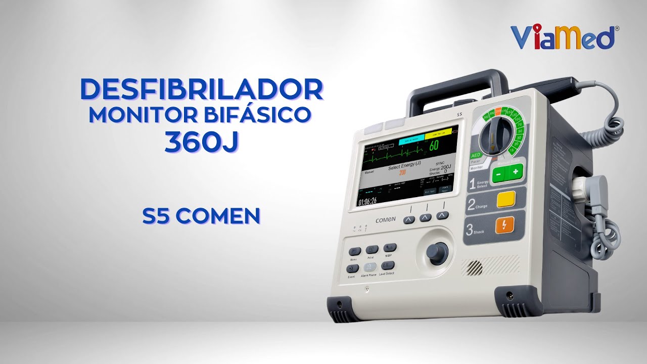 Desfibrilador-monitor bifásico S5, Comen