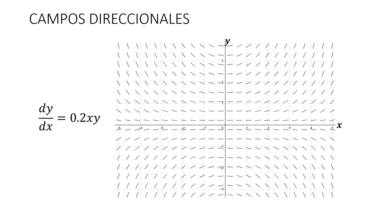 CAMPOS DIRECCIONALES (ECUACIONES DIFERENCIALES)
