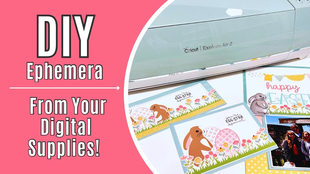 Создайте индивидуальную эфемеру для скрапбукинга / Cricut Print & Cut