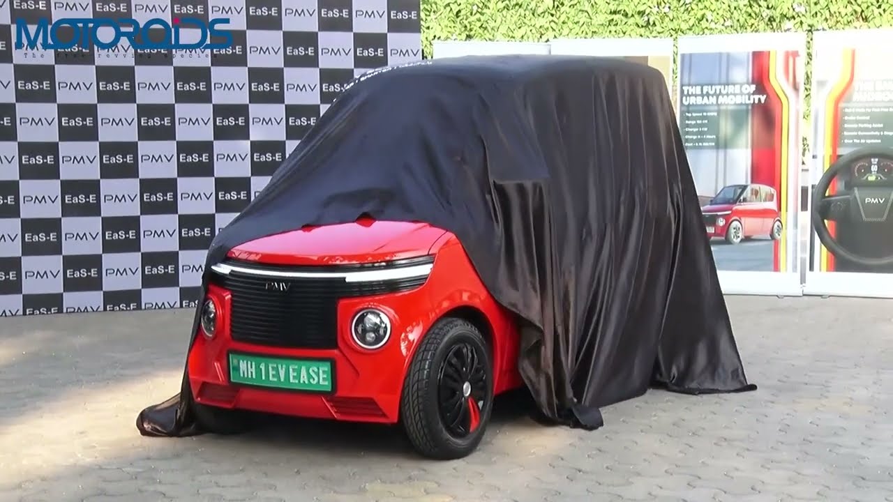 PMV EaS-E | 2 - Seater Electric Car at ₹4.79 Lakh