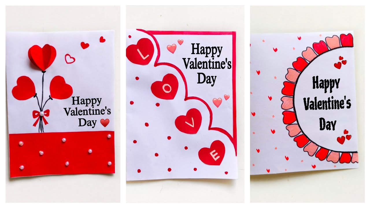 last minute Valentines Day Card | Valentine's Day Crafts With Paper | DIY Valentine's Day Gift Ideas