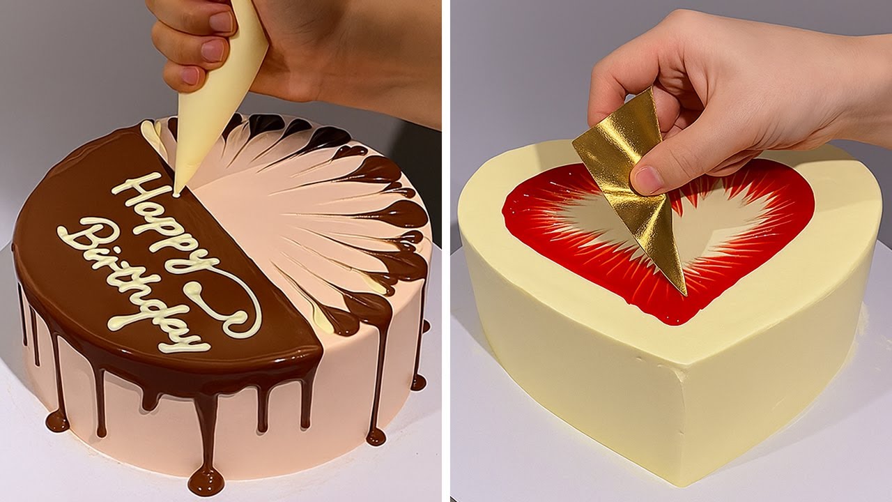 1000+ Amazing Chocolate Cake Decorating Ideas For New Everyone Cake Lovers 😱 Heart Cake Design