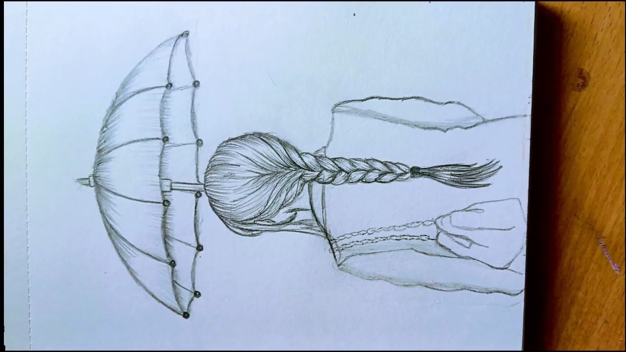 Girl drawing #art #drawing #youtubevideo