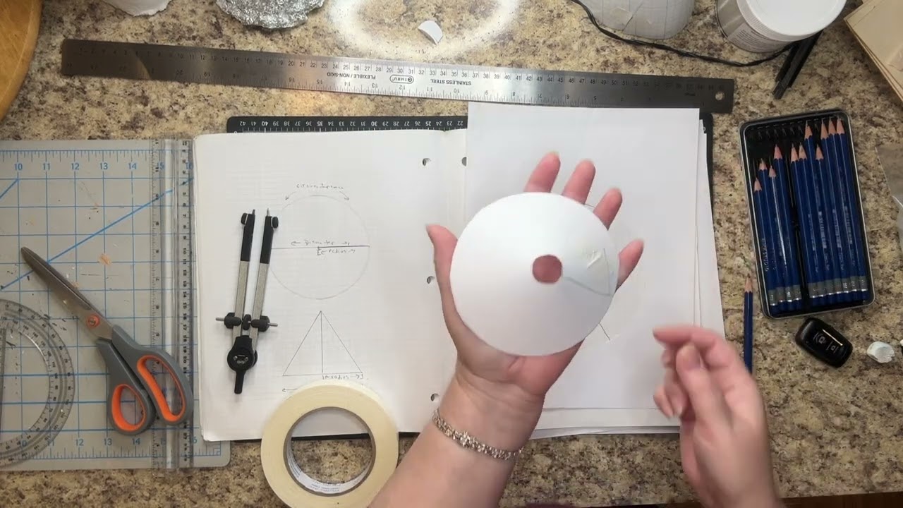 How to create a 3D cone from a 2D drawing